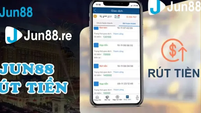 Điều kiện quan trọng trong quá trình rút tiền Jun88